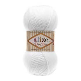 Alize Baby Best 055 fehér fonal