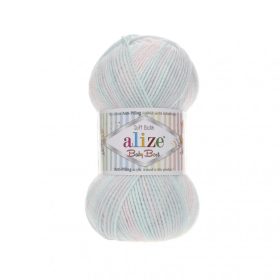 Alize Baby Best Batik 6623 zöld -szürke- rózsaszín - 