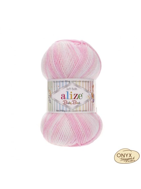 Alize Baby Best Batik 6660 rózsaszín-fehér színátmenetes
