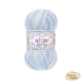 Alize Baby Best Batik 6669 kék-fehér színátmenetes