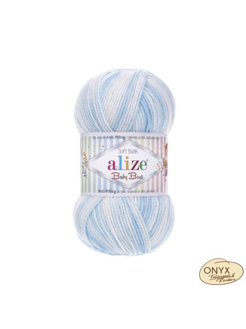 Alize Baby Best Batik 6669 kék-fehér színátmenetes