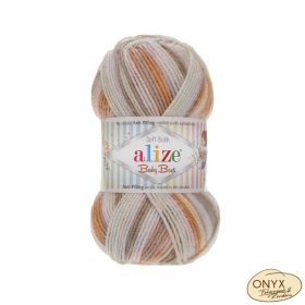 Alize Baby Best Batik 7541 krém-barna színátmenetes