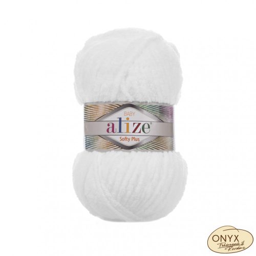 Alize Baby Softy Plus 055 fehér fonal 