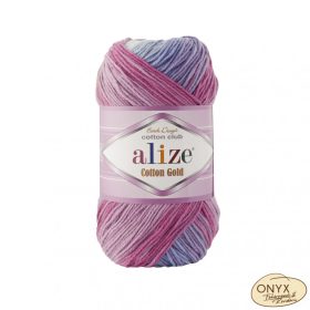   Alize Cotton Gold Batik 3686 rózsaszín-lila-kék-fehér színátmenetes