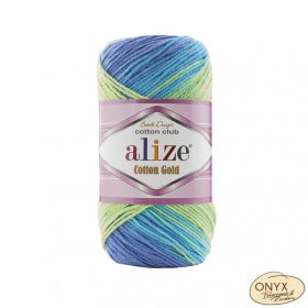 Alize Cotton Gold Batik 4146 zöld-kék színátmenetes