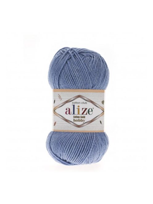 Alize Cotton Gold Hobby 374 kék melanzs fonal - KIFUTÓ MODELL
