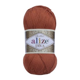 Alize Díva 036 rozsdabarna fonal 