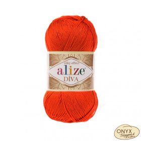 Alize Díva 037 narancs fonal 