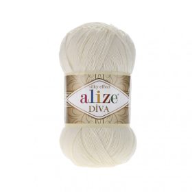 Alize Díva 062 krémszínű fonal 