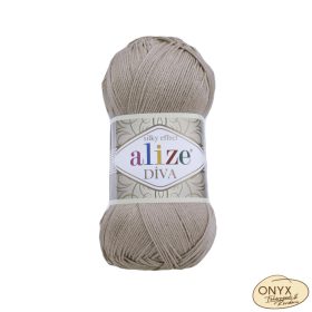 Alize Díva 167 sötét homok színű fonal