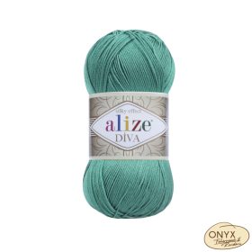 Alize Díva 610 jade középzöld színű fonal 