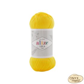 Alize Díva Fine 110 sárga fonal