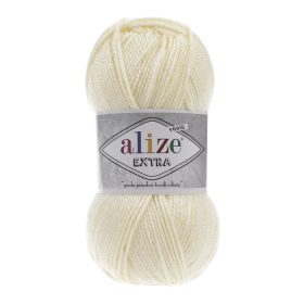 Alize Extra 001 krém színű fonal