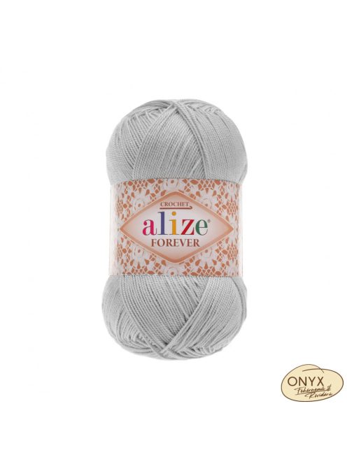 Alize Forever Crochet 168 világos szürke fonal