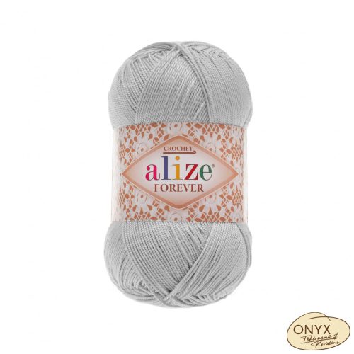 Alize Forever Crochet 168 világos szürke fonal - KIFUTÓ TERMÉK