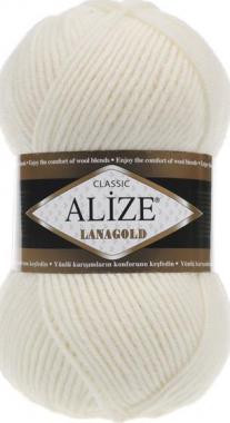 Alize Lanagold Classic 062 ekrü színű fonal 