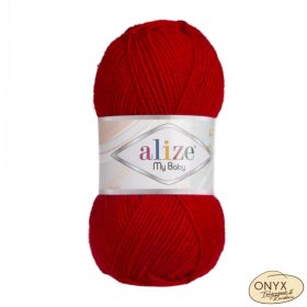 Alize My Baby 106 sötétpiros fonal