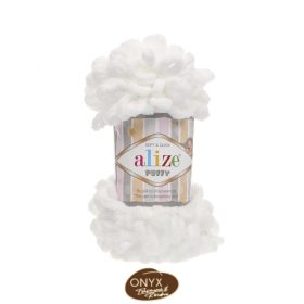 Alize Puffy fonal 055 fehér