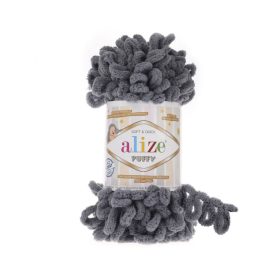 Alize Puffy fonal 087 sötétszürke