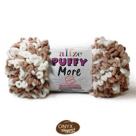 Alize Puffy More 6261 drapp-fehér