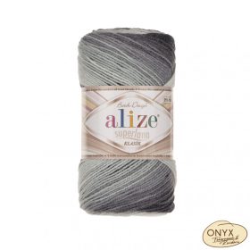   Alize Superlana Klasik Batik fonal 1900 fekete-fehér árnyalatok