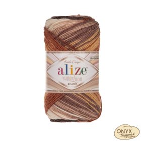 Alize Superlana Klasik Batik fonal 3380 barna árnyalatok