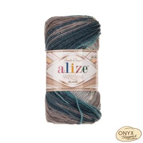   Alize Superlana Klasik Batik fonal 4240 szürke zöld árnyalatok