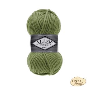 Alize Superlana Maxi 620 olivazöld fonal
