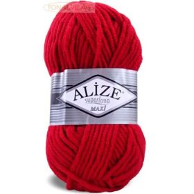 Alize Superlana Midi piros fonal 56