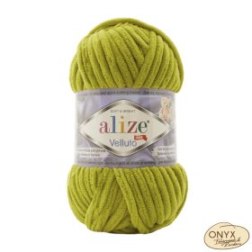 Alize Velluto 011 pisztáciazöld fonal