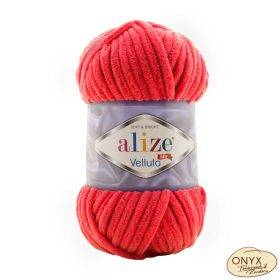 Alize Velluto 056 piros fonal