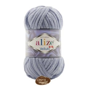 Alize Velluto 087 szürke fonal