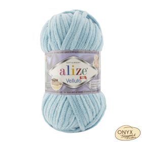 Alize Velluto 414 azúr fonal