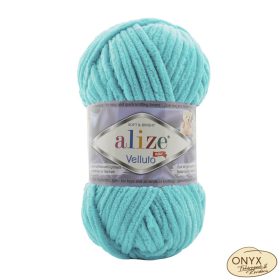 Alize Velluto 490 cián kék-zöld fonal