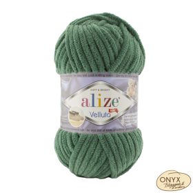 Alize Velluto 532 fenyőzöld fonal