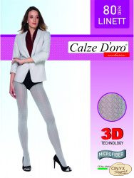 Calze Doro Linett 80denes 3D hatású mikrofibra harisnyanadrág