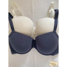   Dorina Lila-2PP Eco pamut szivacsos melltartó 2db KIFUTÓ MODELL