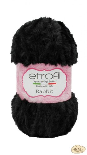Etrofil Rabbit 70906 fekete nyuszifonal