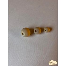 Fagolyó átfúrt 3 méretben angyalkához is