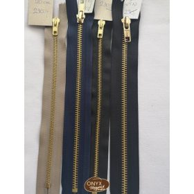 Fém kis fogazatú VT0 zárt végű cipzárak