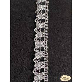 Fényes csipke 015mm ezüst 103