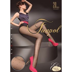   Funpol Eliz pöttyös 20den mintás harisnyanadrág EXTRA MÉRETBEN IS