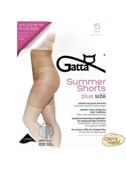  Gatta Summer Shorts 15 den plus size alakformáló short