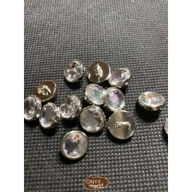 Gomb Kristal 9662 ékszergomb kétféle méretben