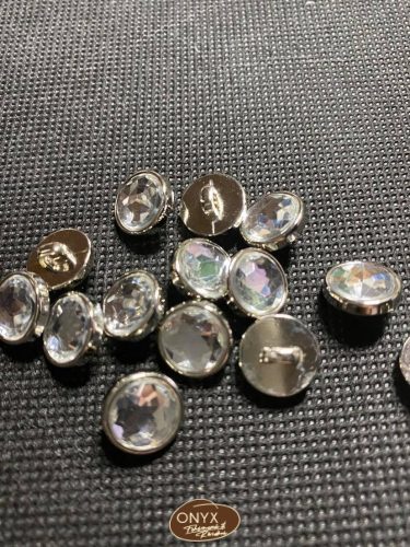 Gomb Kristal 9662 ékszergomb kétféle méretben