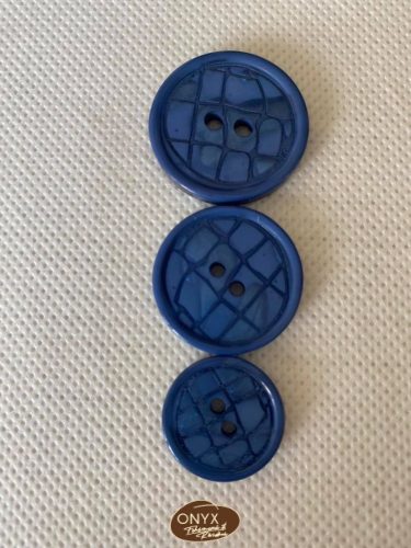 Gomb Leona 1426-1427 töredezett mintás két színben, három méretben