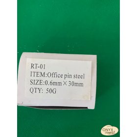 Gombostű acél 0.6mm*30mm 50gr