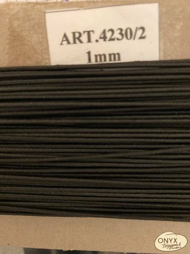 Gumi gömbölyű 1 mm ART.4230/2 fényes