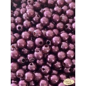 Gyöngy 5mm átfúrt több színben