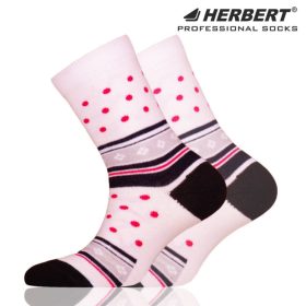 Herbert HGB282 Csíkos-pöttyös bokazokni gyerekeknek